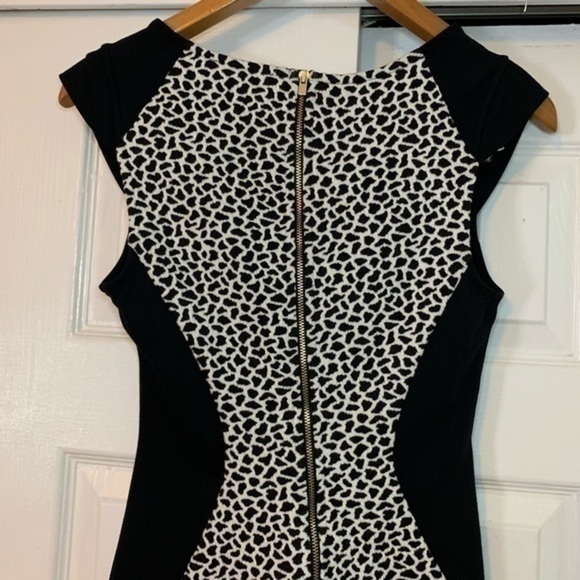 Express Black and White body-con Dress Size 2 - Picture 7 of 8